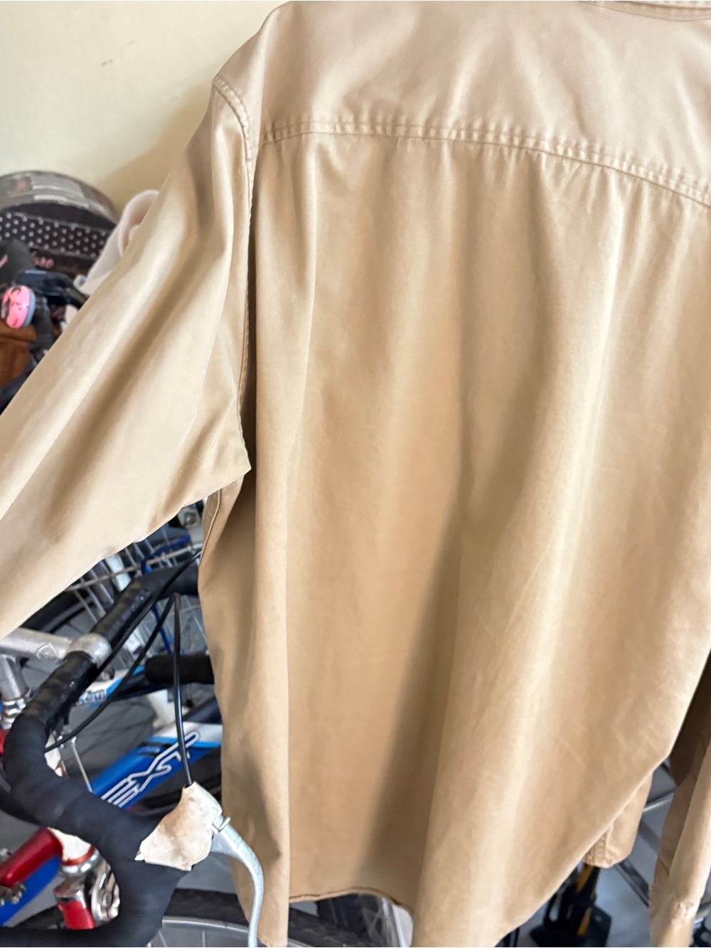 GAP Men's Beige Lightweight Shirt Jacket - Picture 2 of 4